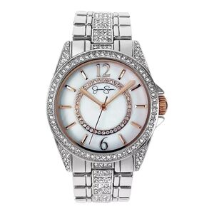 Jessica Simpson
Genuine Mother Of Pearl Crystal Bracelet Watch